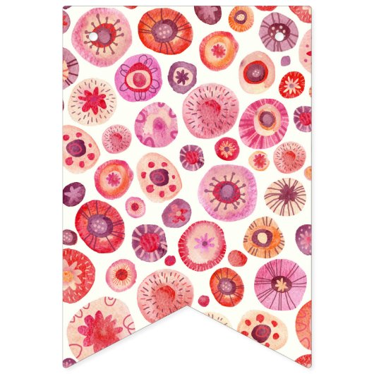 Bannière À Fanions Toutes les fleurs (Premier drapeau)