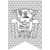 Bannière À Fanions Tracteur personnalisé Pays Barne Mariage rustique (Deuxième drapeau)