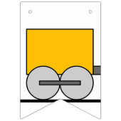 Bannière À Fanions Train de jouets pour bébé de bienvenue (Premier drapeau)