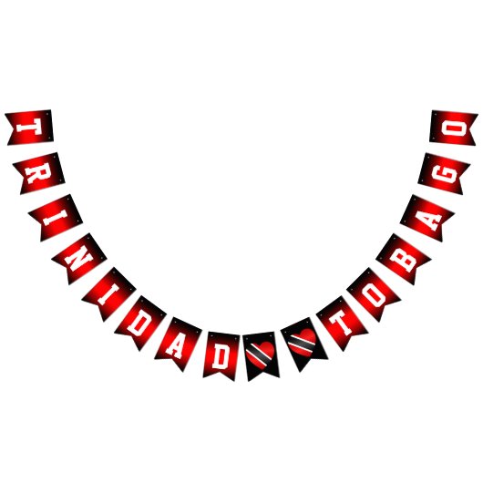 Bannière À Fanions Trinité-et-Tobago (Tout)