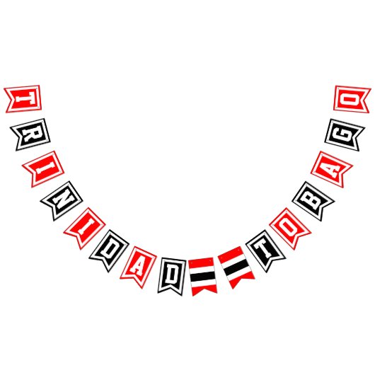 Bannière À Fanions Trinité-et-Tobago (Tout)