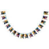 Bannière À Fanions Tropical Palm Tree Silhouette Party (Tout)