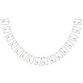 Bannière À Fanions Tulipes roses florales (Tout)