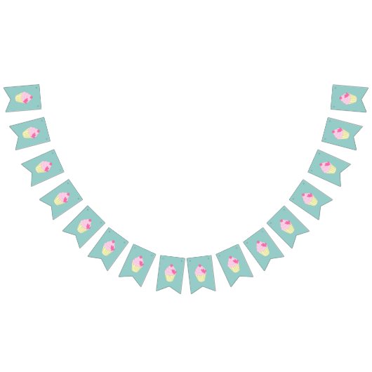Bannière À Fanions Turquoise illusima (Tout)