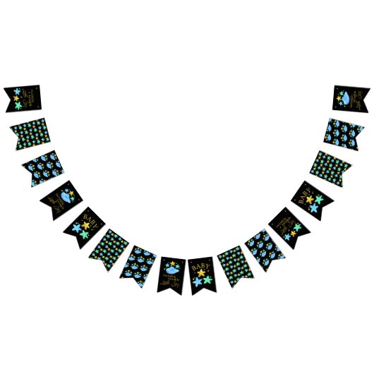 Bannière À Fanions Twinkle Twinkle Little Star Baby shower Bunch Fl (Tout)