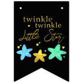 Bannière À Fanions Twinkle Twinkle Little Star Baby shower Bunch Fl (Premier drapeau)