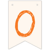 Bannière À Fanions Twins Baby shower mignon singe double problème (Troisième drapeau)