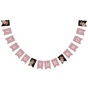 Bannière À Fanions Tying The Knot Photo LGBTQ