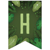 Bannière À Fanions Tyrannosaurus Rex T-rex Dinosaur Joyeux anniversai (Deuxième drapeau)