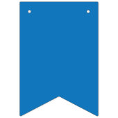 Bannière À Fanions un arrière - plan bleu avec une horloge noire et b (Troisième drapeau)