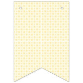 Bannière À Fanions un arrière - plan jaune et blanc aux petits cercle (Deuxième drapeau)