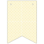 Bannière À Fanions un arrière - plan jaune et blanc aux petits cercle (Premier drapeau)