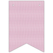 Bannière À Fanions un arrière - plan rose et blanc aux lignes ondulée (Troisième drapeau)