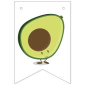 Bannière À Fanions Un bébé Avocado 1er anniversaire (Premier drapeau)