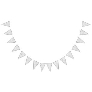 Bannière À Fanions Un design monochrome mettant en valeur une multitu