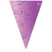 Bannière À Fanions Un dessin de tissu violet vibrant présentant des m (Troisième drapeau)