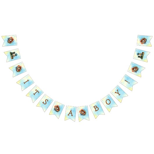 Bannière À Fanions Un garçon | Baby shower de baseball (Tout)