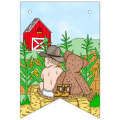 Bannière À Fanions Un garçon | Baby shower du garçon (Deuxième drapeau)