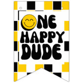 Bannière À Fanions Un garçon heureux 1er anniversaire (Premier drapeau)