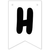 Bannière À Fanions Un heureux Mec/Gal 1er Anniversaire Smiley Jaune (Deuxième drapeau)