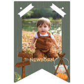 Bannière À Fanions Un Joyeux Camper Anniversaire Photo mensuelle (Premier drapeau)