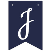 Bannière À Fanions Un Mariage Nautique Marié (Troisième drapeau)