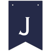 Bannière À Fanions Un Mariage Nautique Marié (Troisième drapeau)