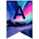 Bannière À Fanions Un million de rêves - L'Aurora boréale (Troisième drapeau)