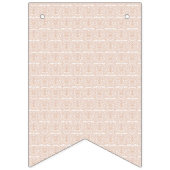Bannière À Fanions un motif à damiers beige et blanc sur une banquett (Troisième drapeau)