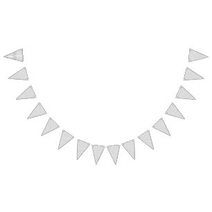 Bannière À Fanions Un motif floral noir et blanc classique, illustran