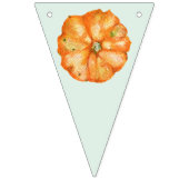 Bannière À Fanions Un Petit Spectacle Citrouille De Verdure Automne B (Premier drapeau)