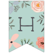 Bannière À Fanions Un sauvage | Woodland Boho Thème fête d'anniversai (Deuxième drapeau)