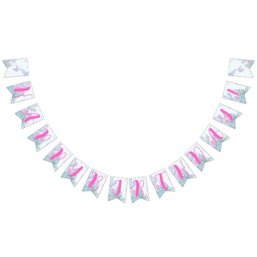 Bannière À Fanions Under the Sea Matching Happy Birthday (Tout)