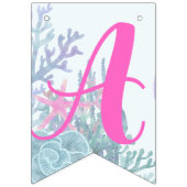 Bannière À Fanions Under the Sea Matching Happy Birthday (Troisième drapeau)