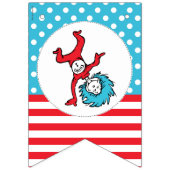 Bannière À Fanions Une chose deux | Jumeaux (Premier drapeau)