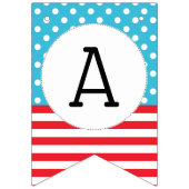 Bannière À Fanions Une chose deux | Jumeaux (Troisième drapeau)