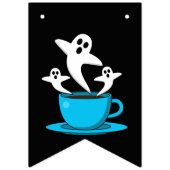 Bannière À Fanions Une coupe de café fumeur fantôme (Premier drapeau)