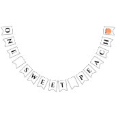 Bannière À Fanions Une douce Pêche Première fête d'anniversaire (Tout)