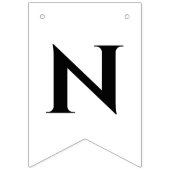 Bannière À Fanions Une douce Pêche Première fête d'anniversaire (Deuxième drapeau)