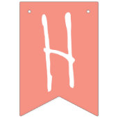 Bannière À Fanions Une oie sotte colorée Premier anniversaire (Deuxième drapeau)