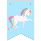 Bannière À Fanions Unicorne arc-en-ciel (Premier drapeau)