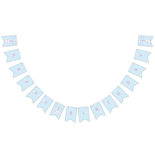 Bannière À Fanions Unicorne magique (Tout)