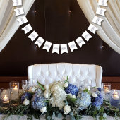 Bannière À Fanions Unicornes blanches Aimer Couple