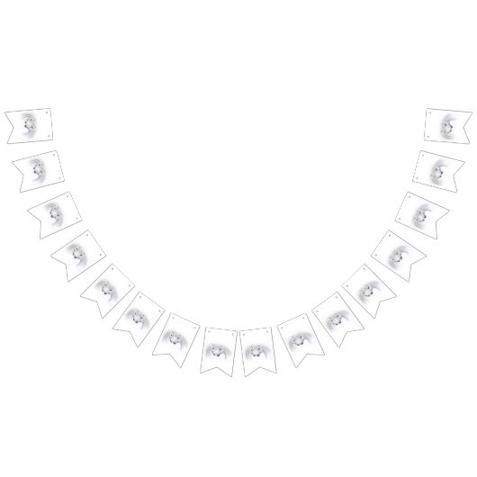 Bannière À Fanions Unicornes blanches Aimer Couple (Tout)