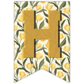 Bannière À Fanions Unique Tulip Themed 50Th Birthday (Deuxième drapeau)