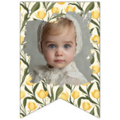 Bannière À Fanions Unique Tulip Themed 50Th Birthday (Premier drapeau)