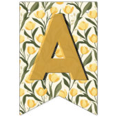 Bannière À Fanions Unique Tulip Themed 50Th Birthday (Troisième drapeau)