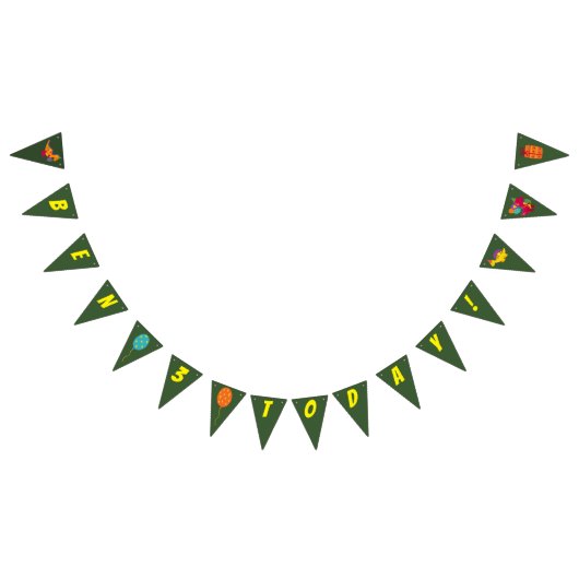 Bannière À Fanions Vaisselle de fête pour enfants Dinosaur (Tout)