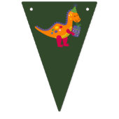 Bannière À Fanions Vaisselle de fête pour enfants Dinosaur (Premier drapeau)