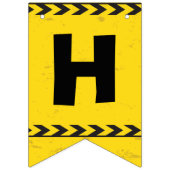 Bannière À Fanions Véhicule de construction Anniversaire de fête Cami (Deuxième drapeau)